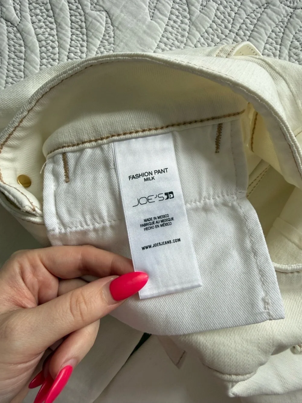 Joe's - The Ellia Ankle Wide Leg Jeans - Milk
